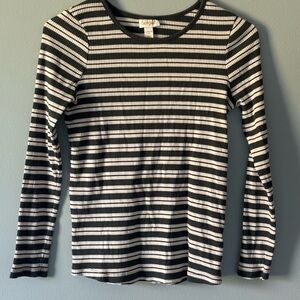 Cat & Jack girls long sleeve striped top. Size 10/12